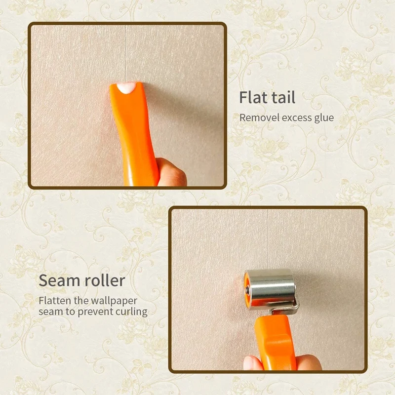 

Wallpaper Roller Wallpaper Flat Seam Roller for PVC/TPO/EPDM Roofing Vinyl Decking Membrane and Tarpaulin Banner Welding