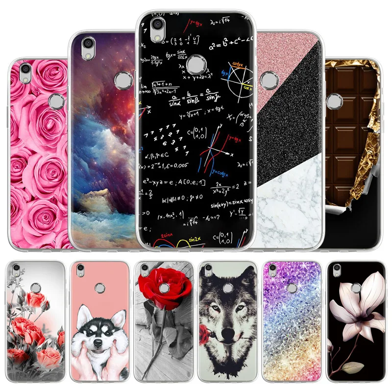 

For TP-LINK Neffos C7 Case TPU Soft Silicone Phone Case Coque On TP-LINK Neffos C5A C9 X20 Pro Y5 Dog Cartoon Back Cover Fundas