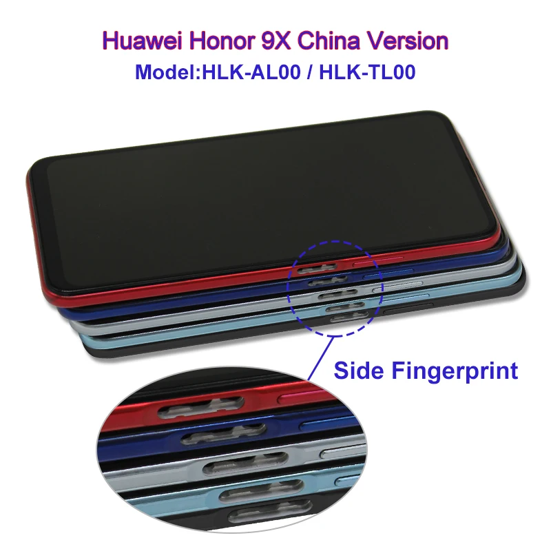 Pantalla LCD de 6,59 pulgadas para Huawei Honor 9X, montaje de digitalizador con pantalla t&aacute;ctil, piezas de repuesto para Honor 9X Pro-4
