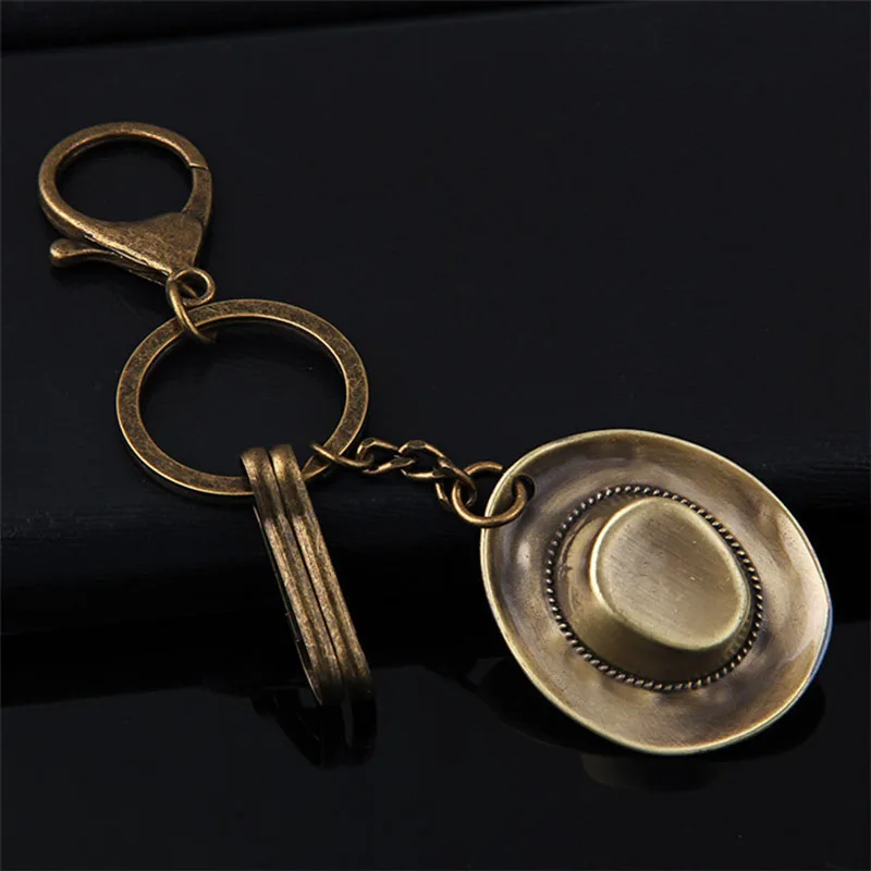 

Retro alloy hat key chain bag Pendant