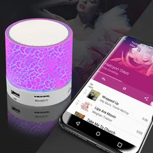 GETIHU беспроводной портативный Bluetooth динамик мини светодиодный музыкальный аудио TF USB FM стерео звук динамик для телефона Xiaomi Колонка для компьютера