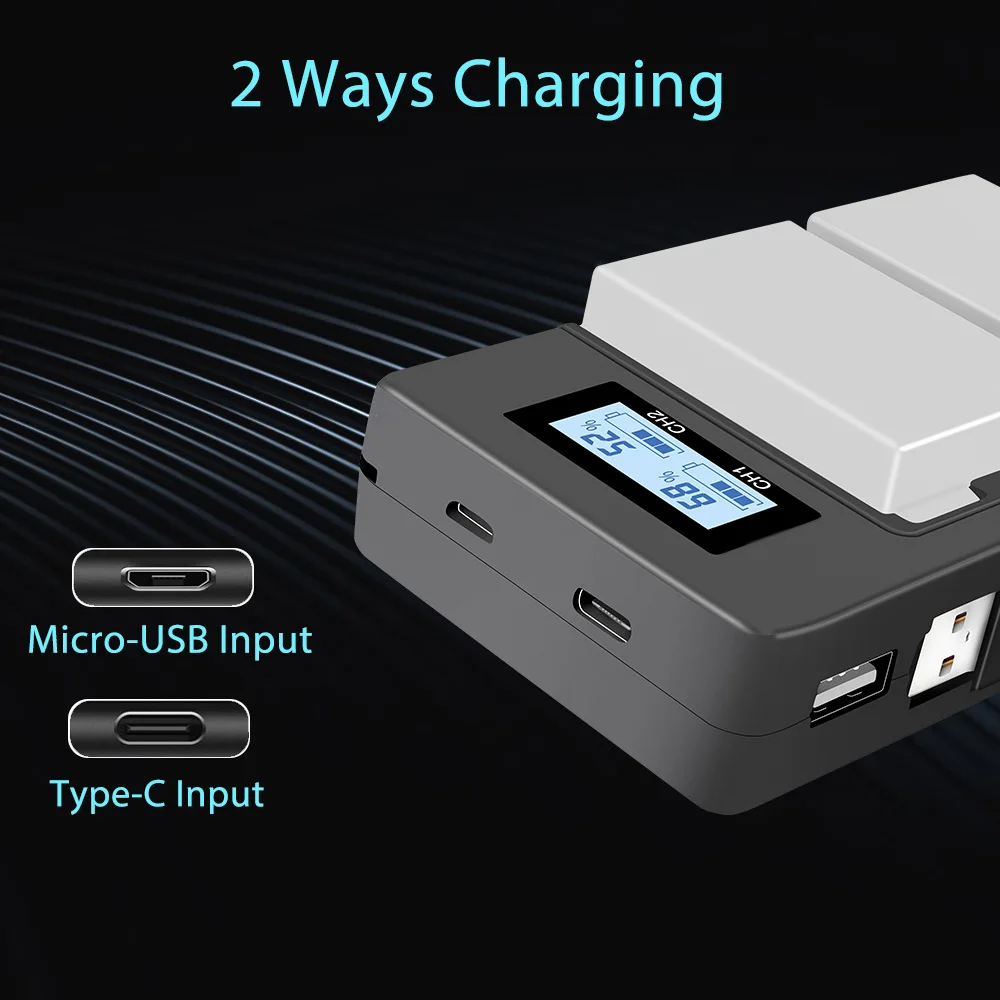 

1800mah 7.4V LP-E8 LPE8 LP E8 Battery Batterie AKKU + LCD Dual Charger for Canon EOS 550D 600D 650D 700D X4 X5 X6i X7i T2i T3i