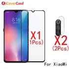 2 шт. задняя камера закаленная пленка с передним стеклом для Xiaomi mi CC9 e CC9e чехол мобильные аксессуары Защитная линза для Xao mi CC9e