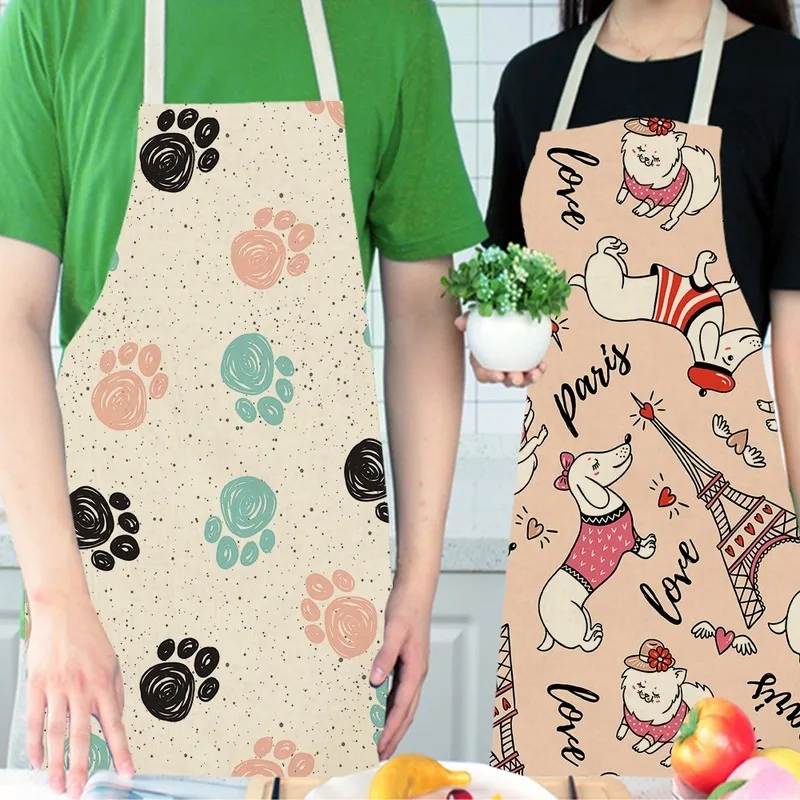 

Creative Dog Print Apron