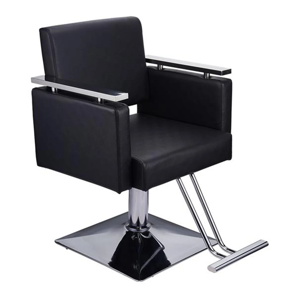 

Square Base Boutique Hair Salon Special Hairdressing Chair Beauty Chair Black salon chairs sillas de salon de belleza
