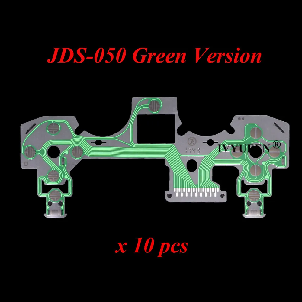 IVYUEEN 10 шт для Dualshock 4 PS4 DS4 PRO Slim проводящая пленка для контроллера пленка проведения пленка для клавиатуры гибкий кабель JDM 050 040 030 011
