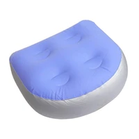 1pcs camping mat inflatable multifunctional spa booster seat with suction cup grip tub spas cushion for adults kids bath pillow