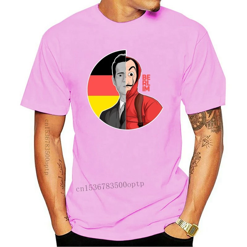 

Мужская футболка с принтом «La Casa De Papel», футболка из 100% хлопка для женщин, новинка 2021