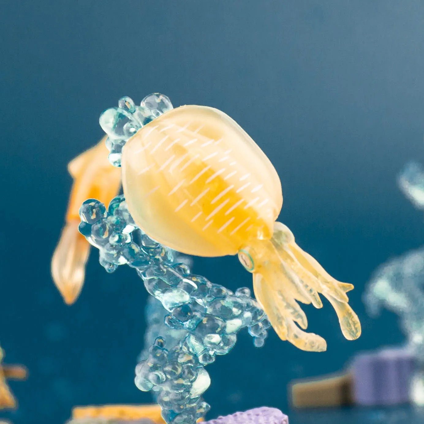 Японские капсульные игрушки QUALIA Gashapon осьминог ропилема эскулен морской организм