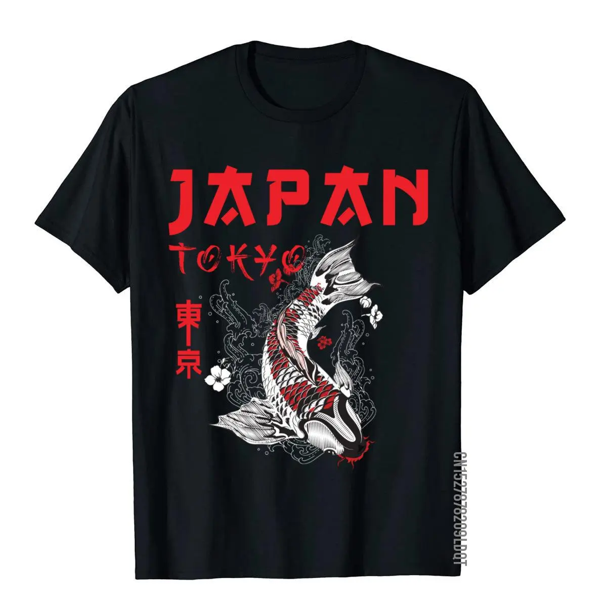 Japanese Fuji Dragon Yakuza Tokyo Koi Fish Customized Tops T Shirt For Men Cotton T Shirts Slim Fit Brand