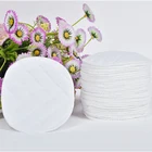 Многоразовые хлопковые грудные прокладки для кормящих детей, 12 шт., Органическая простая моющаяся мягкая Абсорбирующая прокладка для кормления ребенка, полезный аксессуар для грудного вскармливания