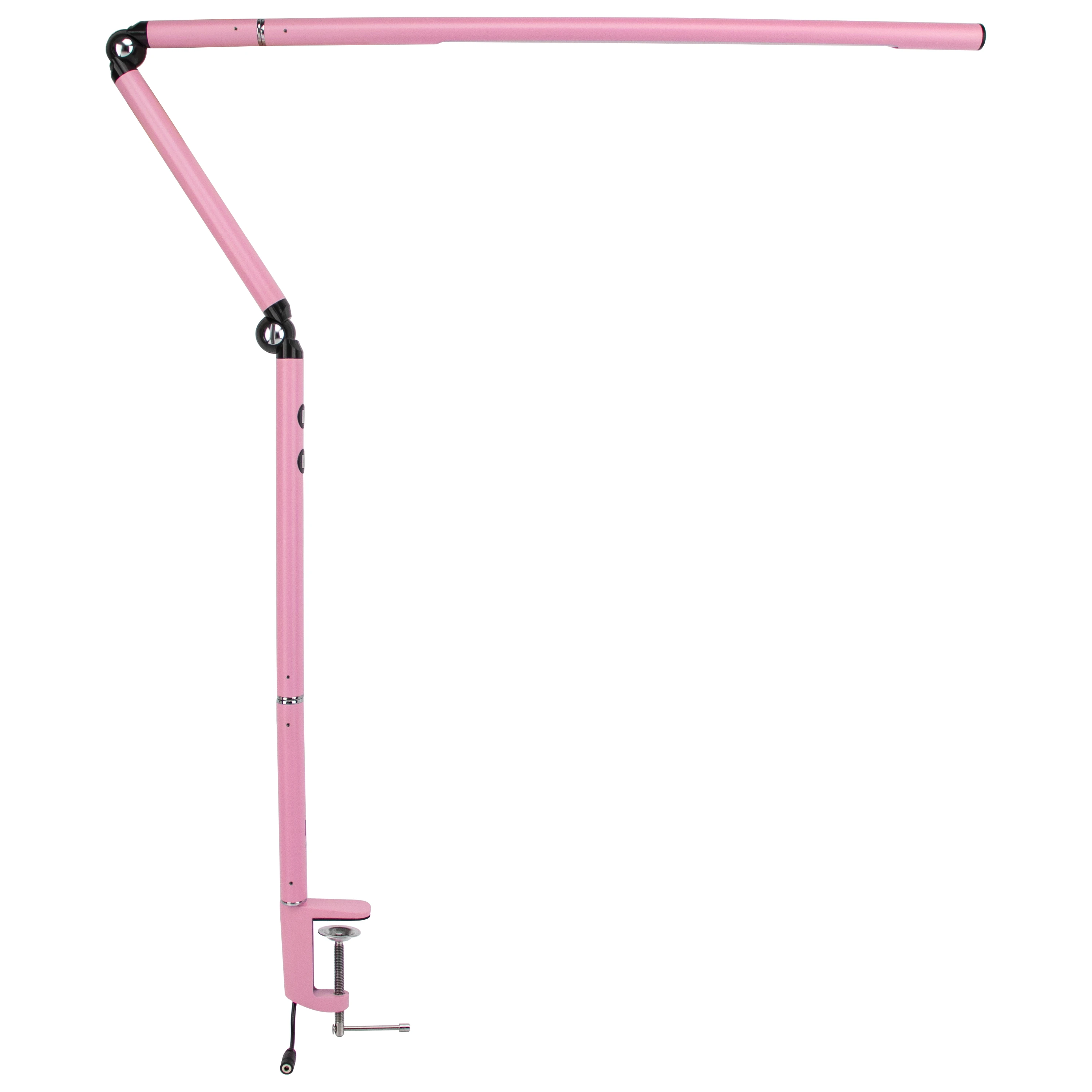 저렴한 16w 스마트 현대 LED 네일 데스크 램프 독서 빛 접는 테이블 램프 거실 접이식 회전식 터치 스위치 클립 탑재