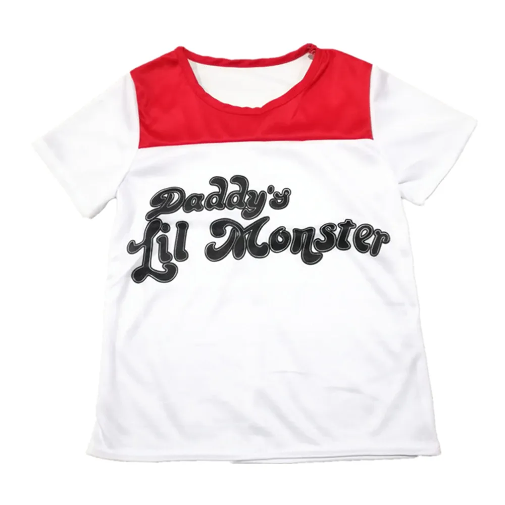 Детский костюм Харли для девочек Квинна косплевечерние карнавальный парик