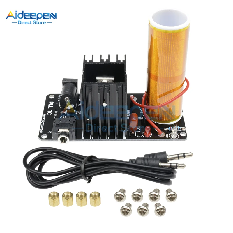 1 комплект катушка Тесла DC 15-24V 15W мини музыкальный плазменный динамик с катушкой
