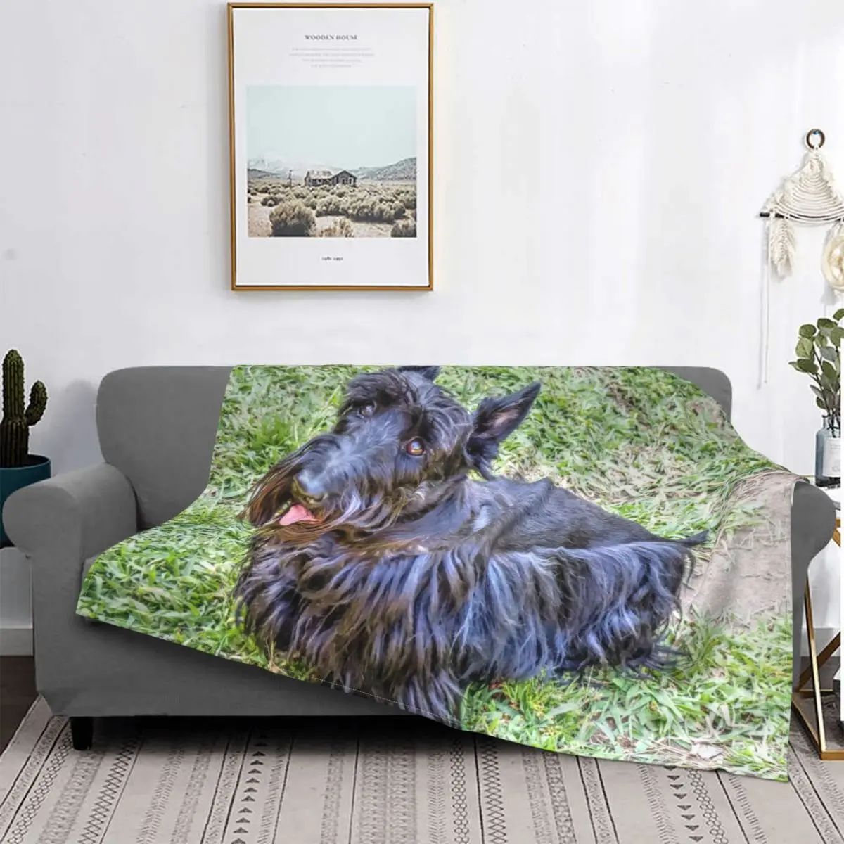 

Manta escoterrier 3143, Edredon a cuadros, manta lastrada de muselina