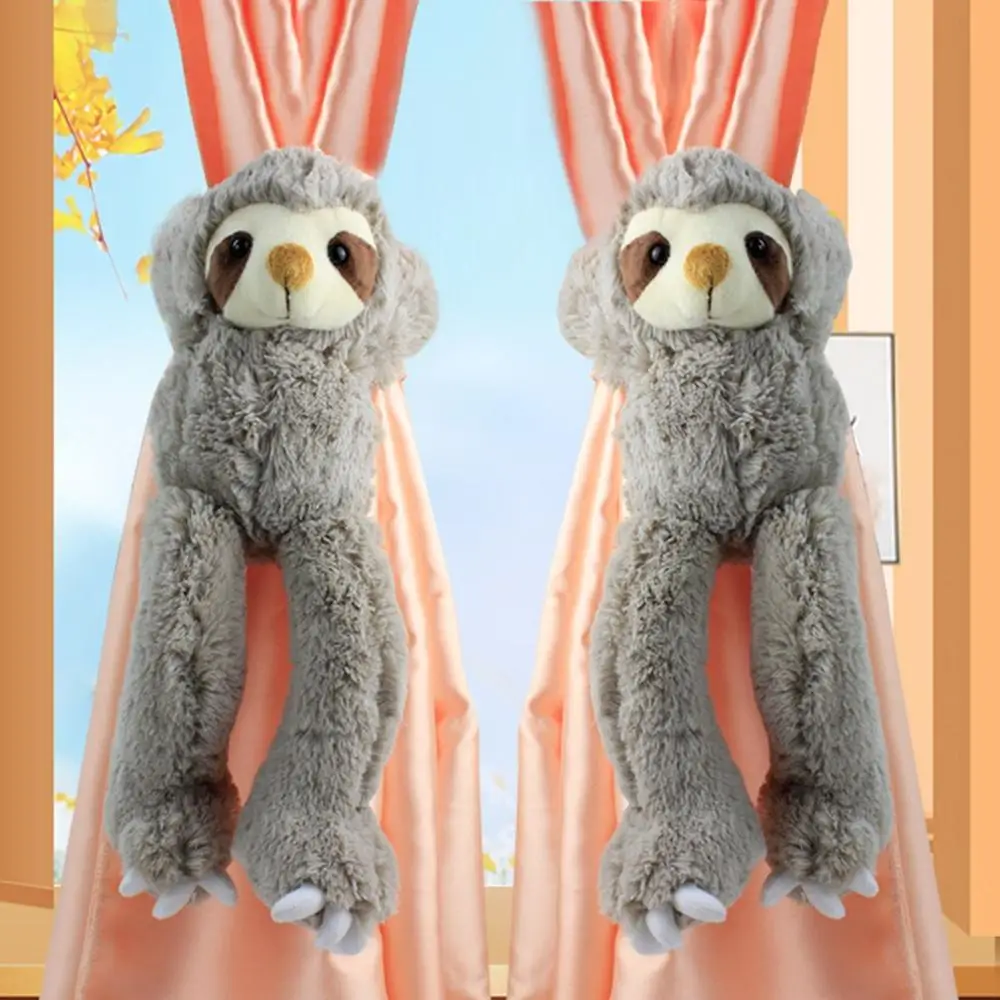 Премиум плюшевый Ленивец 45 см Милая занавеска Пряжка галстук Спот реальная жизнь