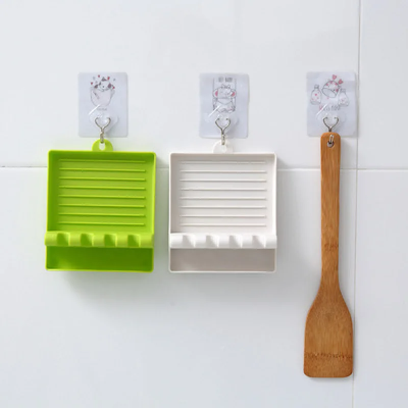 Kitchen Spatula Rack Tableware Holder Cooking Storage Tray Gadgets Plastic Supplies Pad Anti Drip Home Helper Table Cleaning Set | Дом и сад