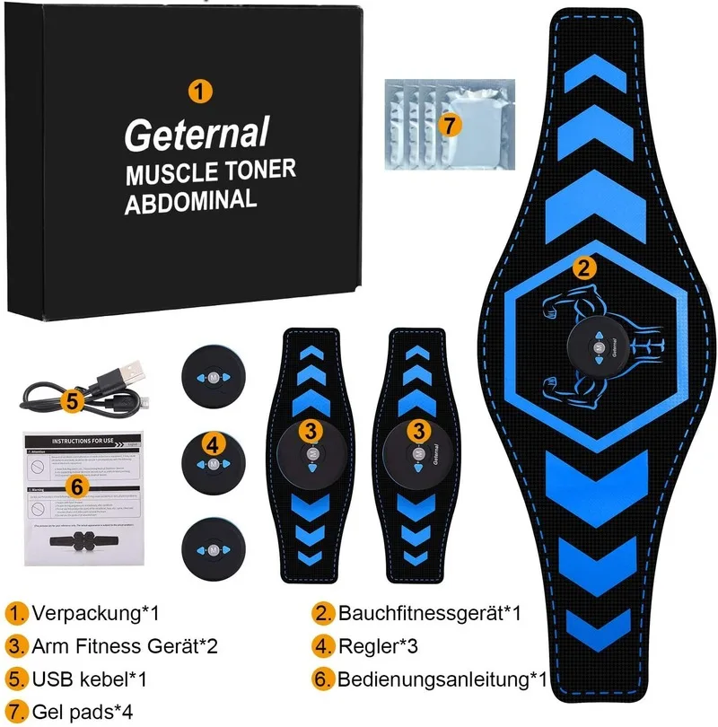 

Battle belt waist trainer Abdominal sticking abdominal muscle sticking muscle training instrument pulse cervical spine massager