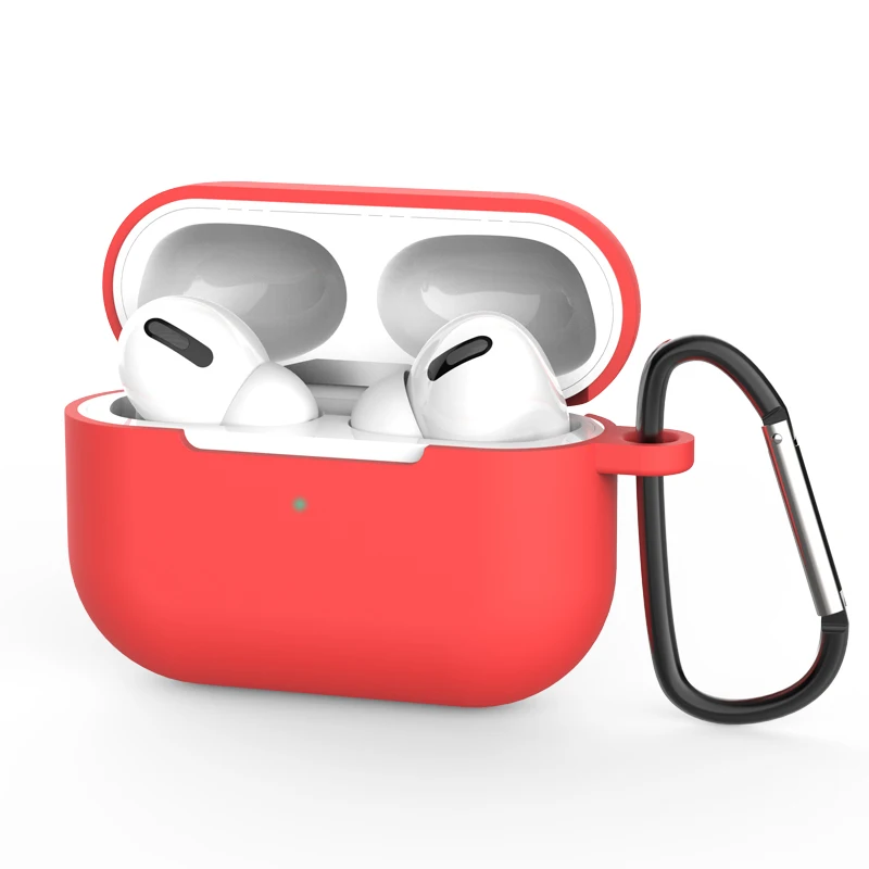 Color 12-with Hook Силиконовый чехол для apple Airpods Pro, чехол-наклейка, Bluetooth чехол для airpod 3, Air Pods Pro, аксессуары для наушников, кожа - Цвет: Color 12-with Hook