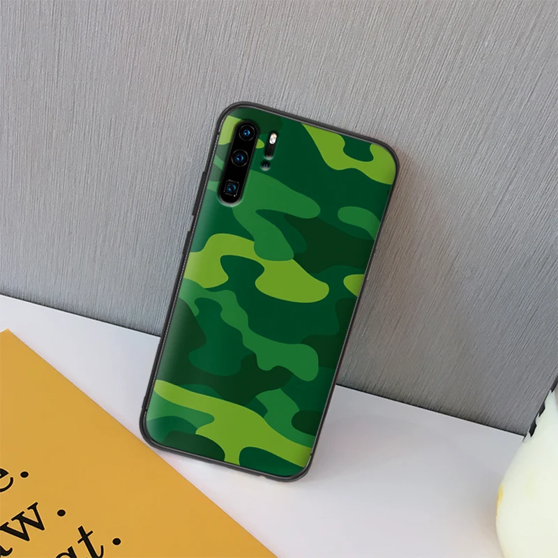 Мягкий силиконовый чехол с камуфляжным узором для huawei P30 Lite Pro P Smart 2016 2019 P8 P9 P10 P20 TPU