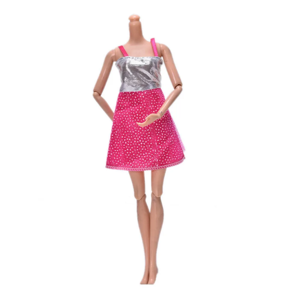 Куклы платья для кукол в горошек симпатичные подтяжки ткань детская игрушка