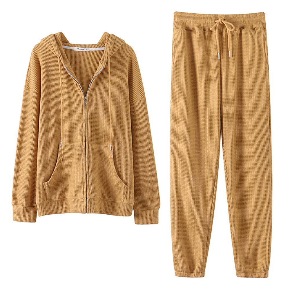 

Комплект спортивный женский хлопковый, с высокой талией, эластичный, серый, черный