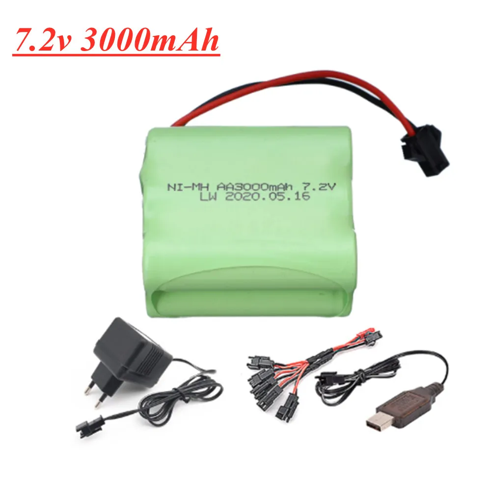 Аккумулятор NI-MH для дистанционного управления перезаряжаемая батарея AA nimh 7 2 в 3000