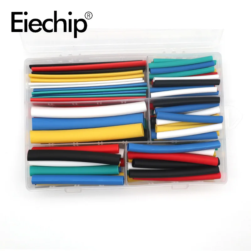 

102pcs Heat Shrink Tube Shrinking Assorted Kit ,Polyolefin Insulation Sleeving Heat Shrink Tubing Electrical Wire Cable 3:1