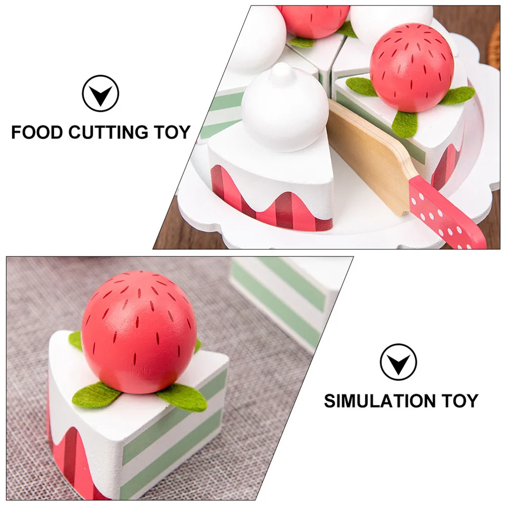 

1 Set Kids Cake Cutting Toys Early Educational Food Playing House Props