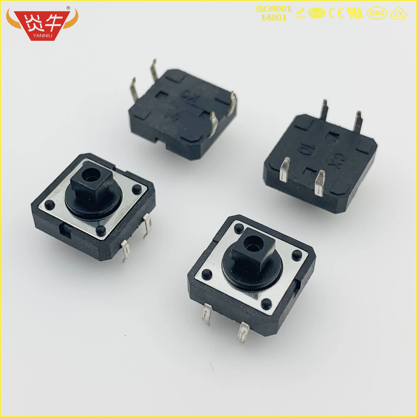 Replace B3F 12*12 12X12 7,3 H 4P 4PIN Переключатель OMRON B3F 4055 Тактильные Такт Кнопочные микропереключатели автоматического сброса - Цвет: Replace B3F
