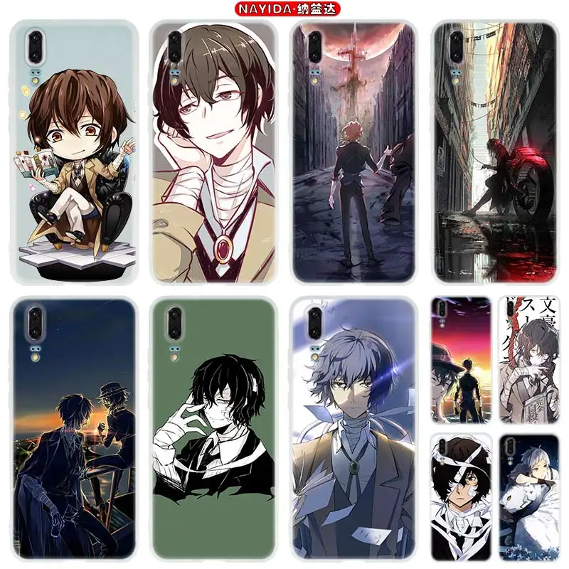 

Phone Case For Huawei P50 P40 P10 P20 P30 Lite Pro P Smart Z 2019 2020 Cover Dazai Osamu