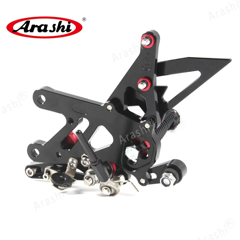 Arashi CNC Регулируемые подножки для APRILIA RSV4 завод APRC ABS 2013- подножки подножка мотоциклиста RSV 4 алюминий