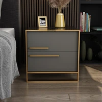 customized nightstand luxury bedside table simple modern solid wood small cabinet bedroom nightstand locker art bedside cabinet