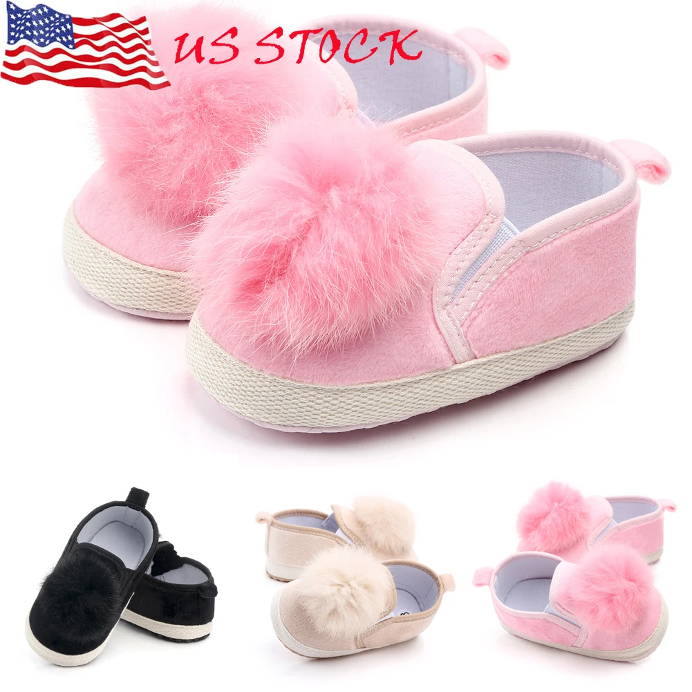 

Hot Newborn Baby Girl Glitter Crib Shoes Anti-slip Soft Sole Sneakers Prewalker Baby Casual Shoes