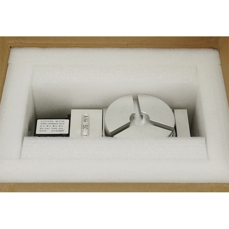 50:1 CNC Dividing Head Rotary Axis 100:1 Harmonic Gearbox 4th 5th for Router | Инструменты