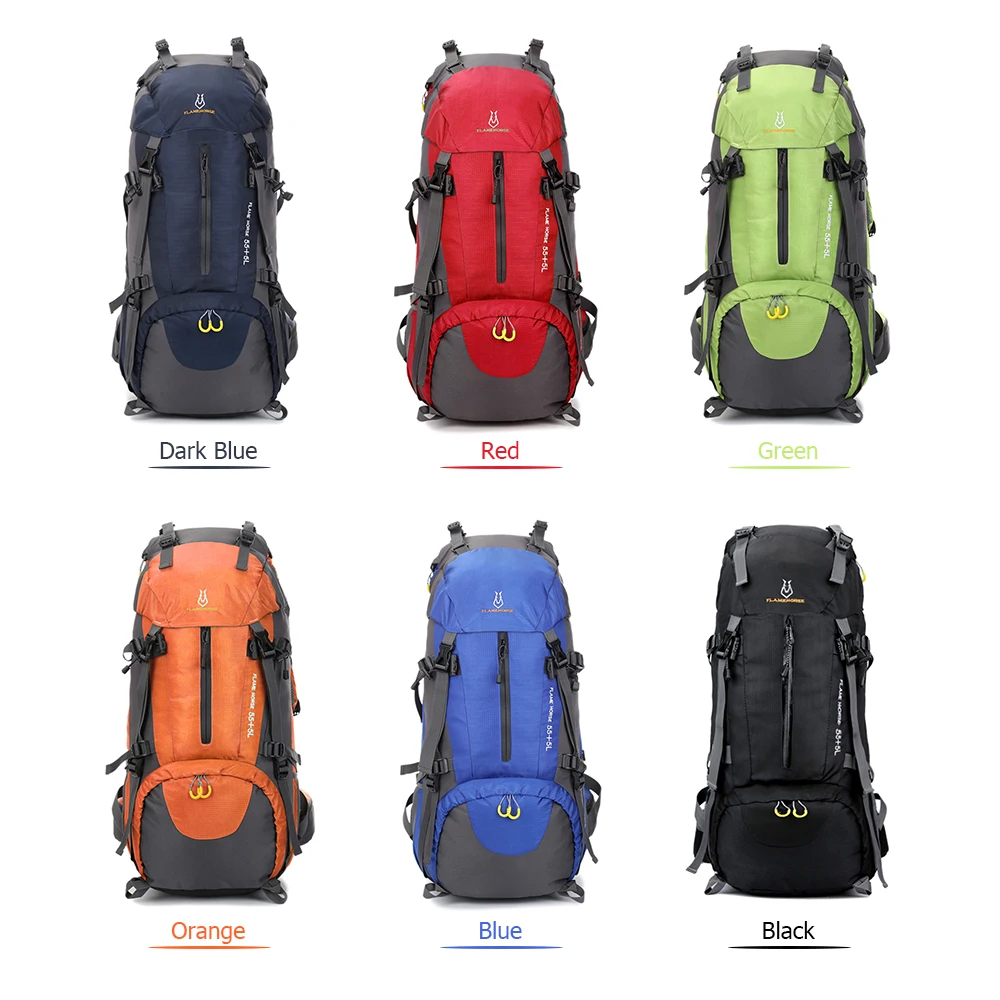 

60L Water-resistant Outdoor Sports Backpack Bags Climbing Mountaineering Travelling Hiking Camping Cycling Fishing Backpack Bags