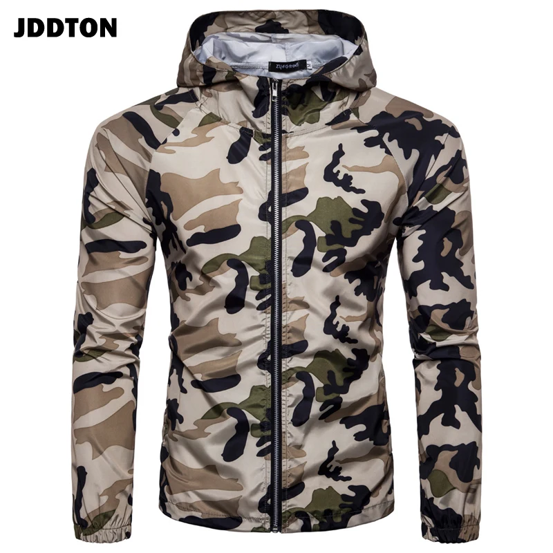 JDDTON Мужская армейская куртка с капюшоном светильник Кая Повседневная