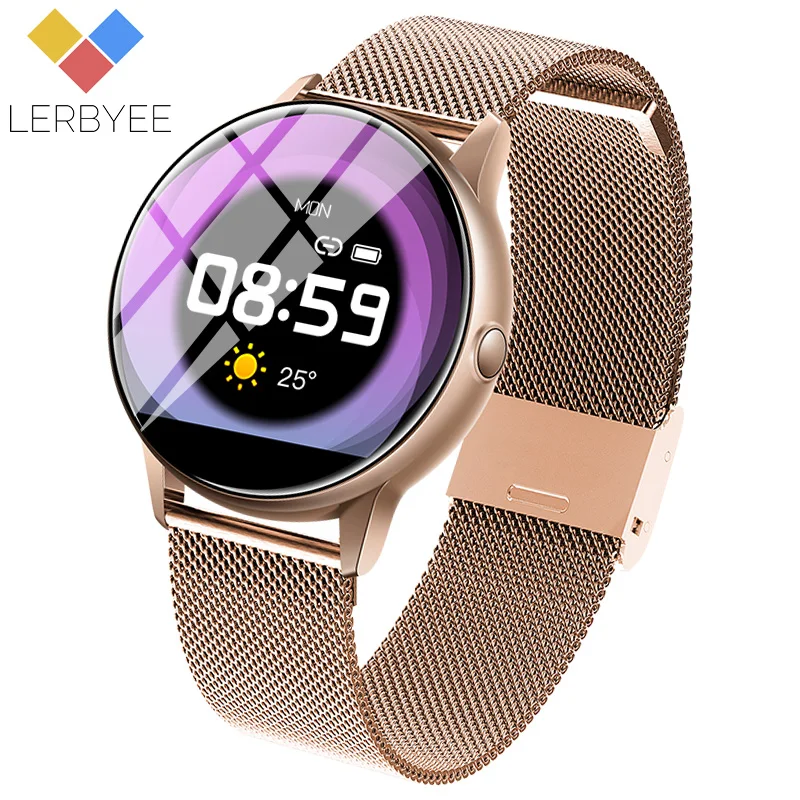 Lerbyee C009 полный умные часы с сенсорным экраном IP68 Водонепроницаемый Bluetooth Спорт