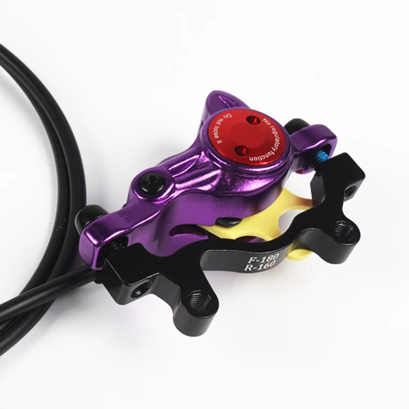 ZOOM Brake MTB bike Hydraulic Disc brake set 800/1400mm bicycle clamp mountain Update | Спорт и развлечения