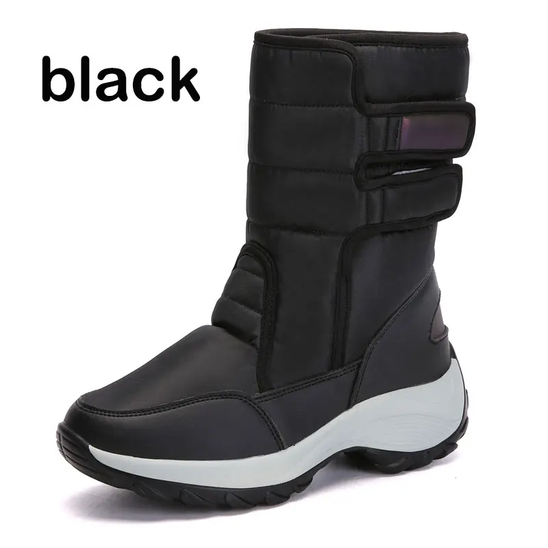 Женские зимние ботинки Vanmie водонепроницаемые теплые с мехом Размеры 35 42 зима
