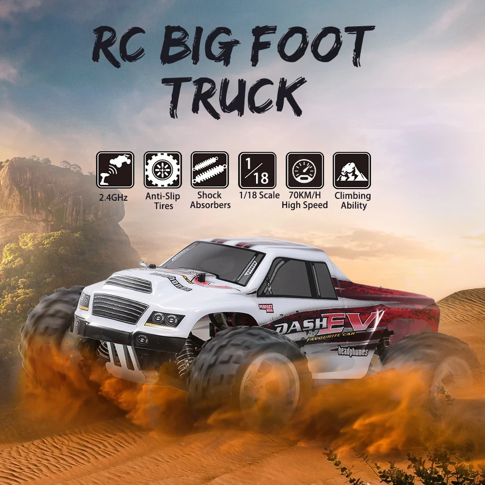 В CZ Warehouse WLtoys A979-B 2 4G 1/18 RC автомобиль 4WD 70 км/ч высокоскоростной Электрический