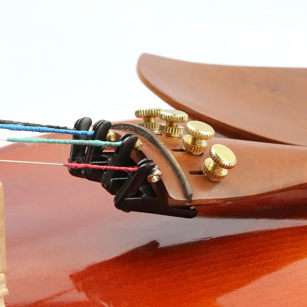 

Violin Fine Tuners Metal String Adjuster for 4/4-3/4 Violin Musical Instrument Accessory 4pcs