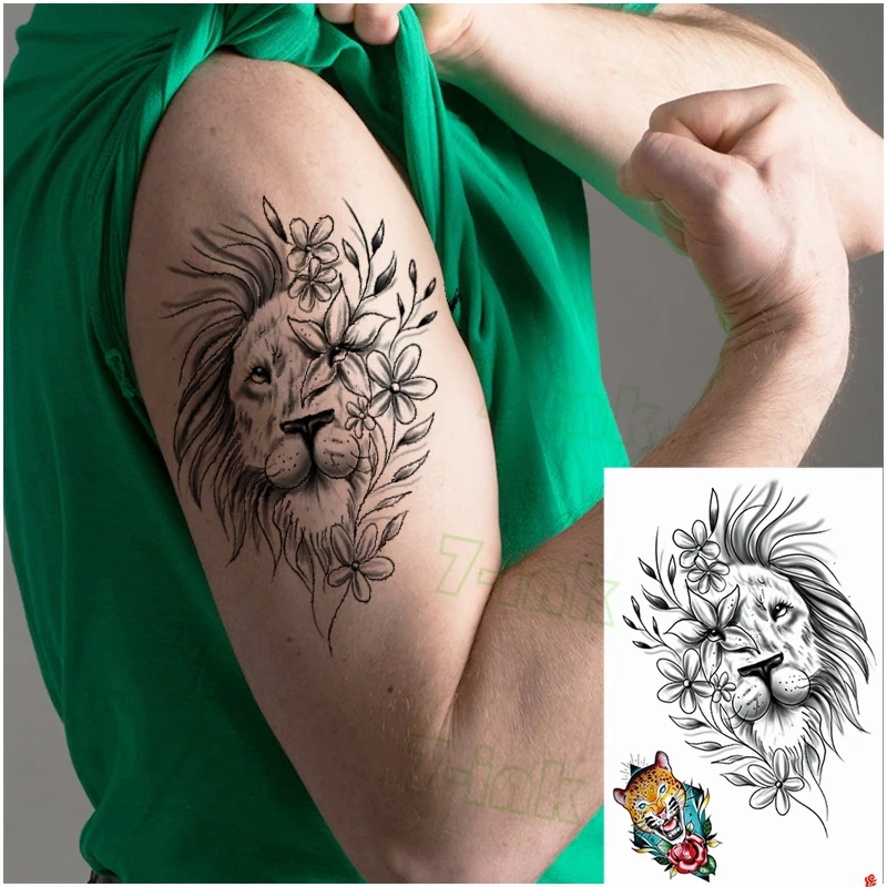 Водостойкая Временная тату-наклейка Китайский миф дракон крупный рогатого скота