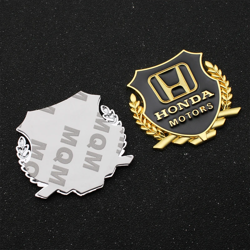 Модные автомобильные 3D металлические наклейки 2 шт. значок на дверь боковое окно