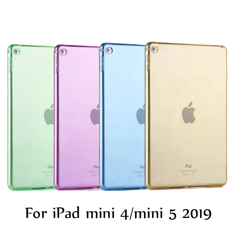Мягкий чехол для iPad mini 4 5 2019 7 9 &quot силиконовый прозрачный мягкий из ТПУ тонкий