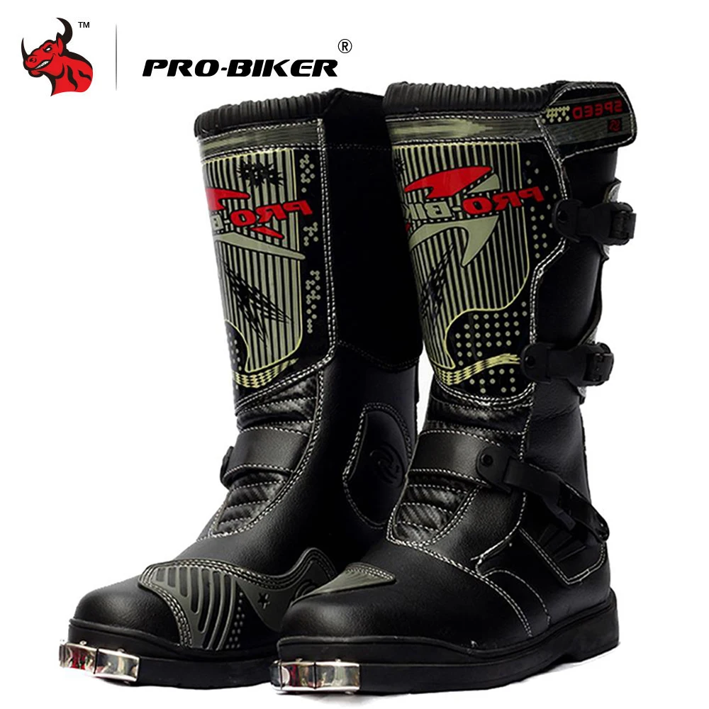 

Мужские мотоциклетные ботинки PRO-BIKER, водонепроницаемые, для мотокросса
