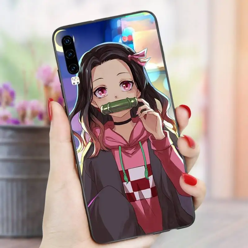 

Kimetsu no Yaiba Phone Case For Huawei P9 P10 P20 P30 Pro Lite smart Mate 10 Lite 20 Y5 Y6 Y7 2018 2019