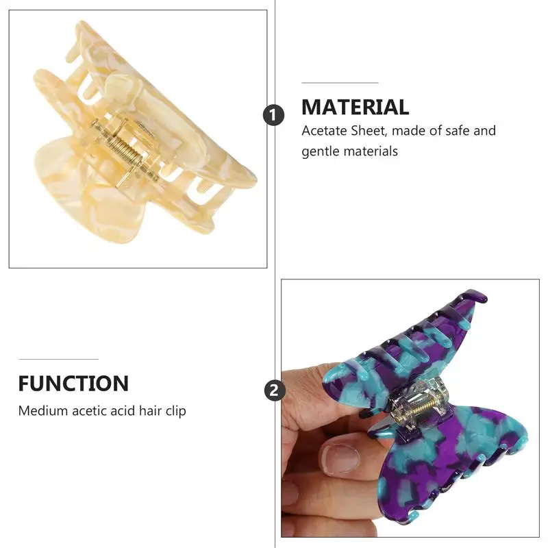 

3pcs Practical Stylish Creative Hair Ornaments Hair Claw Hair Clips Hair Jewelry