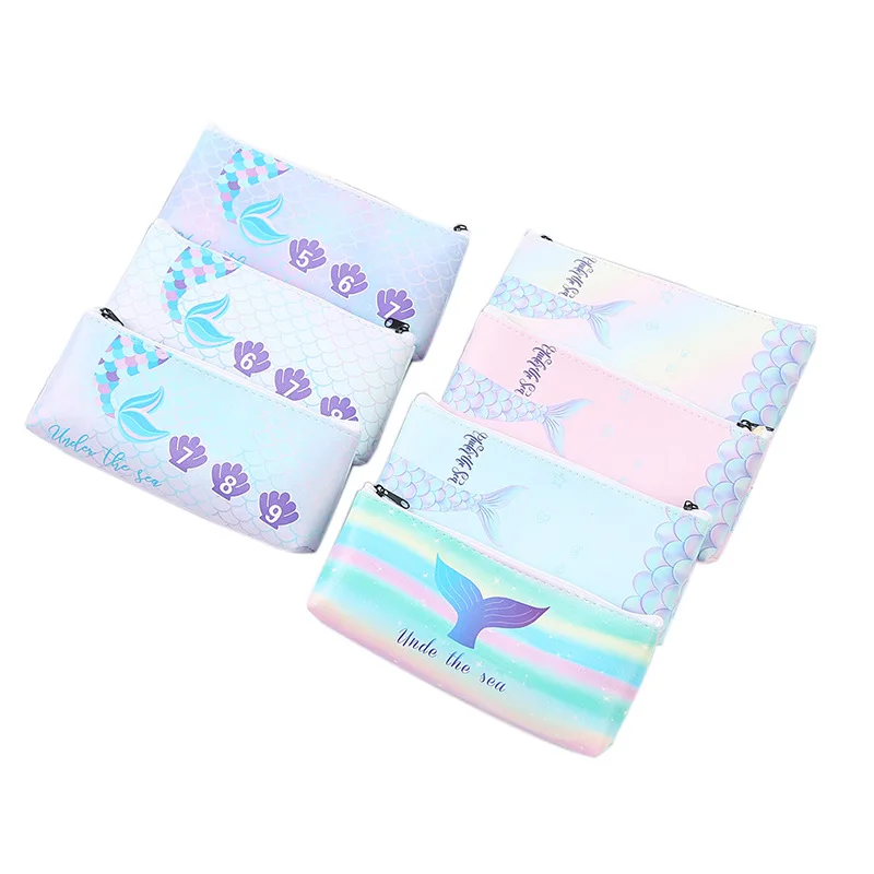 Креативная шкала Плюшевые Русалка Карандаш Чехол для карандашей Kawaii сумка