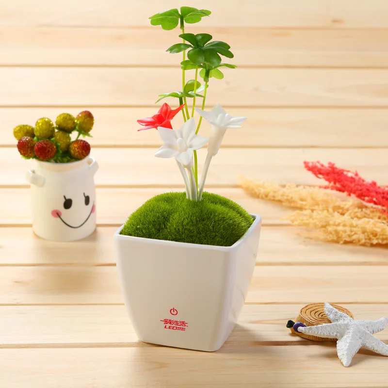 Декоративная настольная лампа в виде пентаграммы с сенсорным выключателем